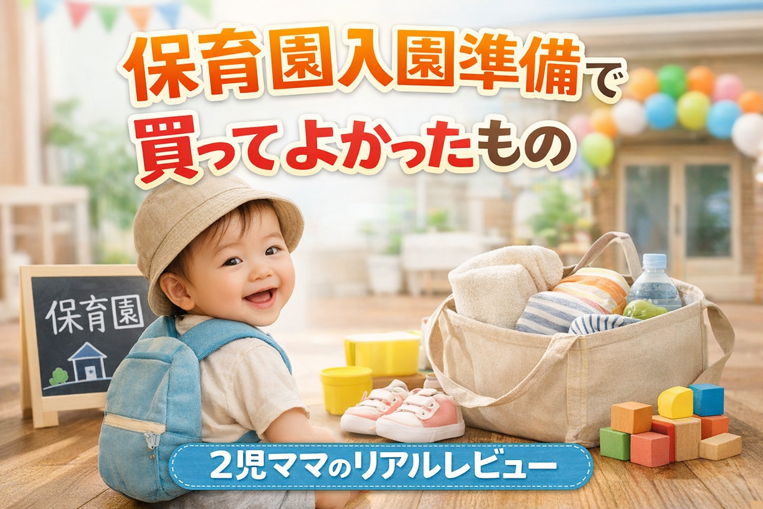 保育園　入園準備　おすすめグッズ